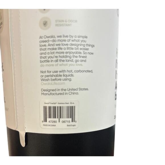 Owala FreeSip 32 oz Insulated Water Bottle “Bold Eagle” Limited Edition NEW - Picture 4 of 5